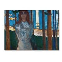 Védjegy Képzőművészet A „The Voice Summer Night” vászon művészete, Edvard Munch