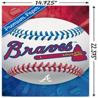 Atlanta Braves - Logo Wall poszter, 14.725 22.375