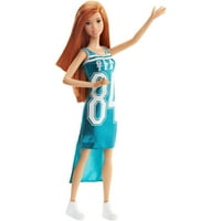 Barbie Fashionistas Glam Team Eredeti Test Divat Baba Játékkészlet, Tartalmazza