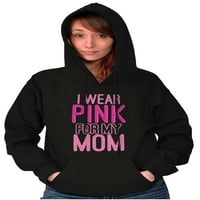 Mellrák viselek Rózsaszín anyám kapucnis pulóver női Brisco Brands 3X