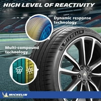 Michelin Pilot Sport s nyár 285 35ZR XL BSW gumiabroncs illik: 2012-Chevrolet Camaro ZL1