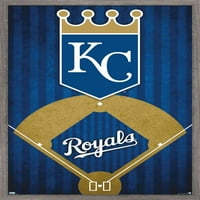 Kansas City Royals - Logo Wall poszter, 14.725 22.375