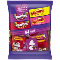 Skittles & Starburst Valentine Exchange Chewy Candy választék - CT