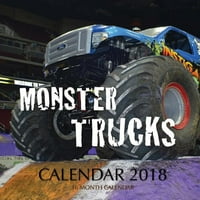 Monster Trucks Naptár: Havi Naptár