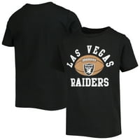 Ifjúsági fekete Las Vegas Raiders labdarúgó póló