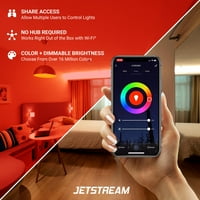 Jetstream Intelligens Otthoni Izzókészlet: Fehér Intelligens Izzó + Színes Intelligens Izzó