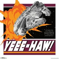 Trendek nemzetközi Csillagok háborúja Yeee-Haw Gyűjtői kiadás fali poszter 24 36