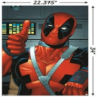 Marvel Comics-Deadpool-Remek Fali Poszter, 22.375 34