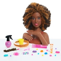 Barbie Deluxe Styling Fej, Göndör Haj, Gyerekjátékok korosztály számára, Ajándékok és ajándékok
