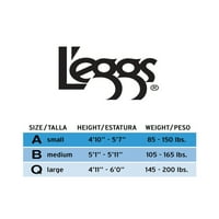 Leggs Silken Mist futás ellenálló comb magas, stílus 7