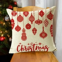 - GROEE párnahuzat mosható újrafelhasználható Rejtett cipzár puha, lélegző dekoratív karácsonyfa mintás párnahuzat