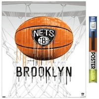 Brooklyn Nets - Drip kosárlabda fali poszter, 22.375 34
