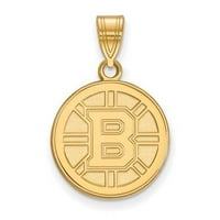 LogoArt 10K sárga arany NHL LogoArt Boston Bruins közepes medál