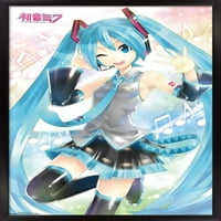 Hatsune Miku-Hullámzó Fali Poszter, 22.375 34