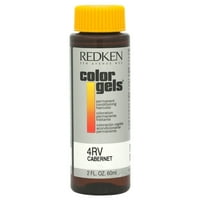 Redken Color gélek állandó kondicionáló Haircolor, 4rv Cabernet, Oz
