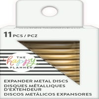 Boldog Tervező Fém Expander Lemezek 1.75 11 Pkg-Arany