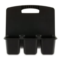 Toll + Gear Supply Caddy szervező iskolai kellékekhez és irodai kellékekhez, fekete