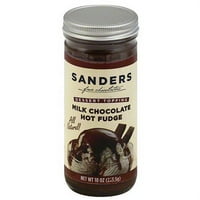 Sanders Milk Chocolate Forró Fudge Desszert Tapolás, oz