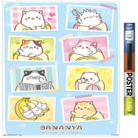 Bananya-Rács Fal Poszter, 22.375 34