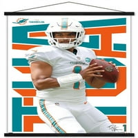 Miami Dolphins - Tua Tagovailoa fali poszter mágneses kerettel, 22.375 34