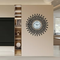Miumaeov nagy falióra Modern kerek elemes 27.56 dekoratív Csendes csepp alakú Falióra otthoni nappali hálószoba konyha