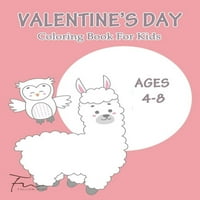 A napi kifestőkönyv 4-8 éves korú gyerekeknek: egyedi és aranyos minták Valentin-napi állati témával, mint például