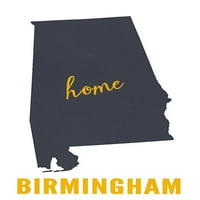 Birmingham, Alabama, Otthon állam, szürke, képben látható, fehér