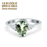 14k arany 1.33 ct Könnycsepp x természetes gyémánt eljegyzési jegygyűrű mérete 5