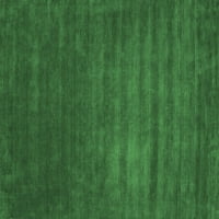 Ahgly Company Beltéri Téglalap Absztrakt Smaragdzöld Kortárs Terület Szőnyegek, 7' 10'