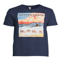 Yellowstone férfi grafikus póló