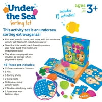 Tanulási források a tenger alatt válogató készlet -, kisgyermek tanulási játékok fiúknak és lányoknak Korosztály 3+