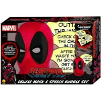 Marvel Deadpool Deluxe maszk & beszéd buborék Bo szett Jelmez Rubie