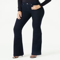 Sofia Jeans Női Melisa Flare High Rise Forever You Méret Jeans, 33,5 Inseam, Méret XS-XL