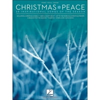 Hal Leonard karácsonyi béke-a szezon inspiráló dalai zongorára, énekre és gitárra rendezve
