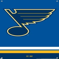 St. Louis Blues-logó fali poszter Pushpins, 14.725 22.375
