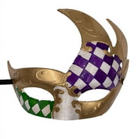 Luxus maszk® férfi vintage design prom mardi gras zenei kockás maszk maszk