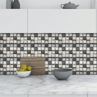 Yipa mozaik kivehető Backsplash csempe DIY matricák vízálló konyha lakberendezés héja és Stick öntapadó lépcső matrica