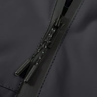 Női könnyű vízálló kapucnis esőkabát teljes Zip up Unise Tartós Oxford Poliészter esőkabát szélálló