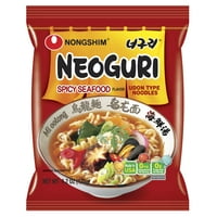 Nongshim Neoguri fűszeres tenger gyümölcsei Ramyun Ramen tészta leves csomag, 4.2 oz Gróf