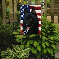 Caroline kincsei Schipperke kutya amerikai zászló kerti zászló