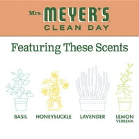 Meyer asszony tiszta napi mosószer palackja, muskátli illat, FL OZ