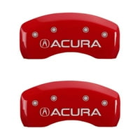 Féknyereg burkolatok gravírozott első és hátsó Acura piros kivitel ezüst Ch illik select: 2002-ACURA RS TYPE-S