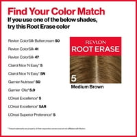 Revlon Root Erase állandó hajszín, otthoni Root Touchup hajfesték applikátor kefével többszörös használatra, szürke