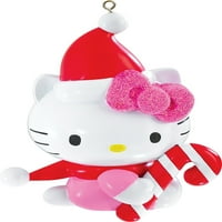 Hello Kitty-val Candy Cane Carlton dísz