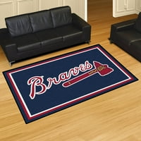 - Atlanta Braves 5'x8 'szőnyeg