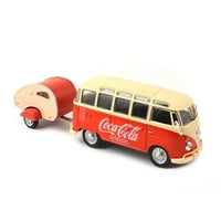 Coca-Cola skála VW Samba öntött busz pótkocsival: a Kontúrpalack készlet száz évének ünneplése