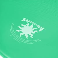 Texas Recreation Sunray 1.25-vastag medence hab medence úszó matrac, menta