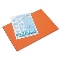 Pacon Tru-Ray építési papír, lb szöveg súlya, 18, narancssárga