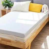3 gél memória hab matrac fedő, csúszásmentes kialakítás prémium puha matrac fedő levehető és mosható fedél hűtés alvás,