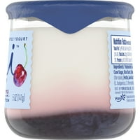 Oui by yoplait francia stílusú fekete cseresznye teljes tej joghurt, oz edény